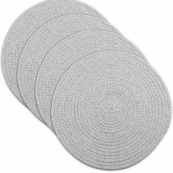 Hot Food Network Braided Gray Placemat 4-Pk. Table Linens