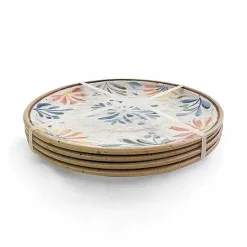 Outlet Food Network 4-Pc. Mediterranean Salad Plate Set Dinnerware & Serveware