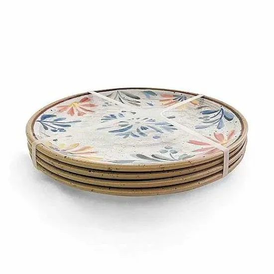 Outlet Food Network 4-Pc. Mediterranean Salad Plate Set Dinnerware & Serveware