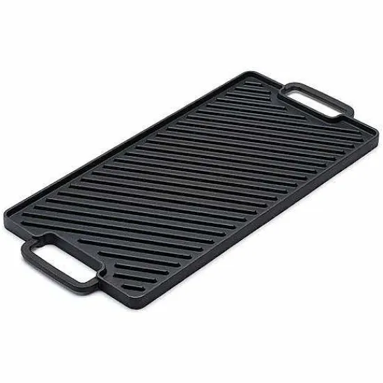 New Food Network Pre-Seasoned Cast-Iron Reversible Grill Cookware & Bakeware