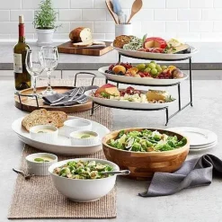 Online Food Network 3-Tier Plate Server Dinnerware & Serveware